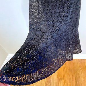 Maeve Maxi Laced Trumpet Skirt (NWT)